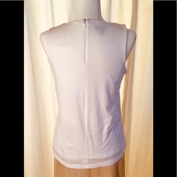 Talbots White Eyelet Front Shell - Picture 6 of 8